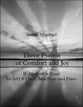 Three Psalms of Comfort and Joy SATB choral sheet music cover